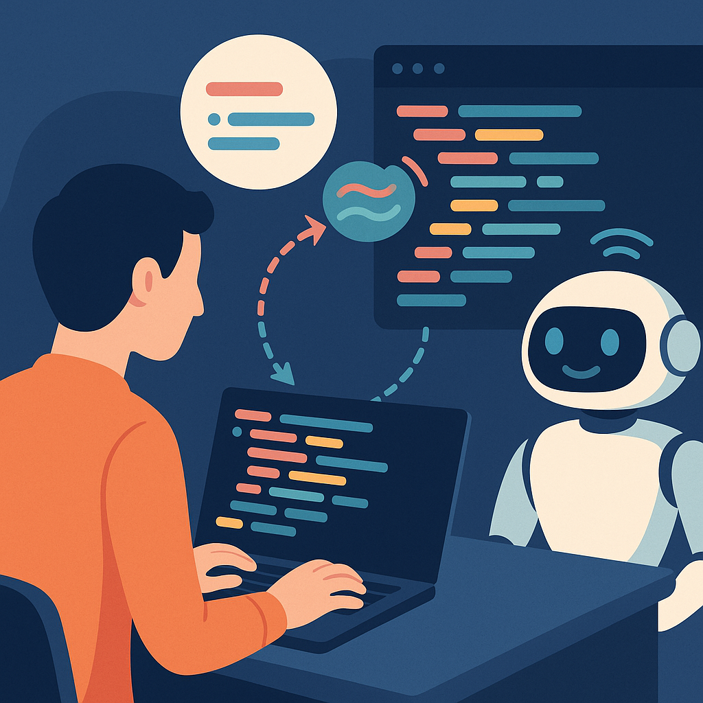 An AI coding agent adapting to a developer's unique coding style in a collaborative workspace.